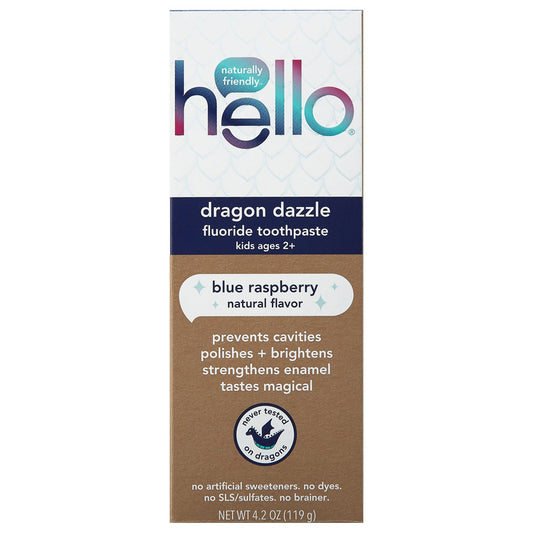 Hello Products Llc Kids Blue Raspberry Toothpaste - 4.2 oz.