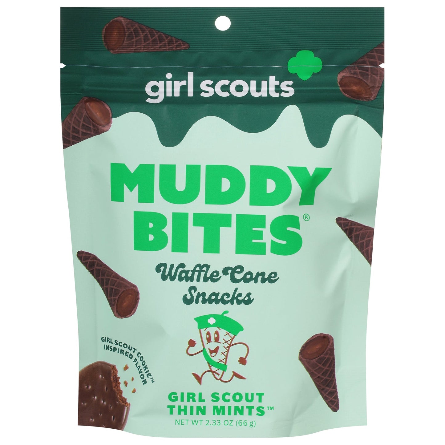Muddy Bites Girl Scout Thin Mints - 12 Pack - 2.33 oz Each