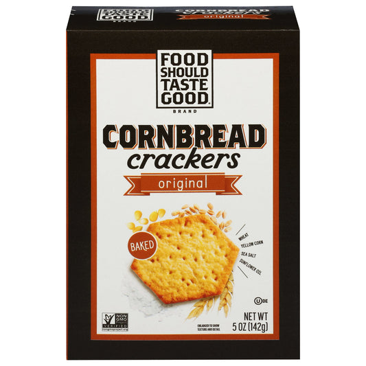 Food Should Taste Good Cranberry Baked Crackers - Original - 5 oz (Pack of 6)