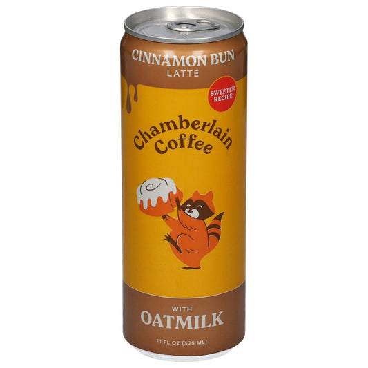 Chamberlain Coffee Oat Milk Cinnamon Bun Latte - 11 fl oz  (Pack of 12)