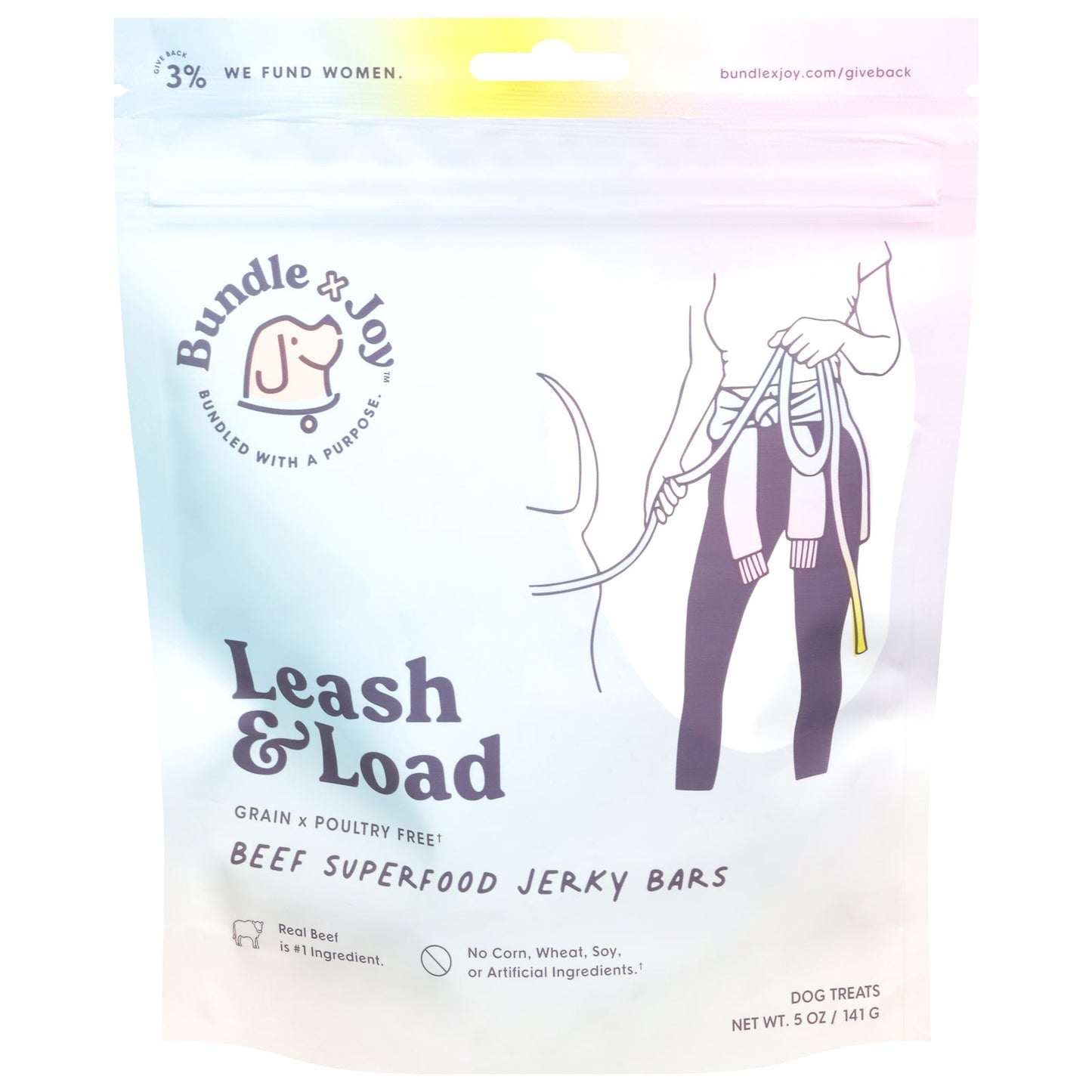 Bundle X Joy - DG Spiced Beef Jerky Bars - 6 x 5 oz - Protein Snack