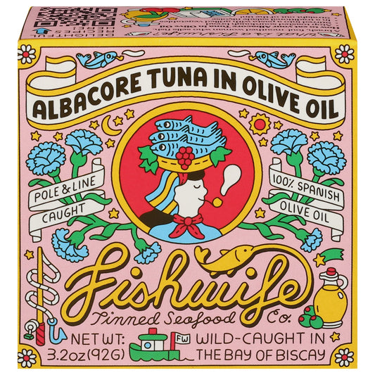 Fishwife Albacore Tuna in Olive Oil - 12 x 3.2 oz
