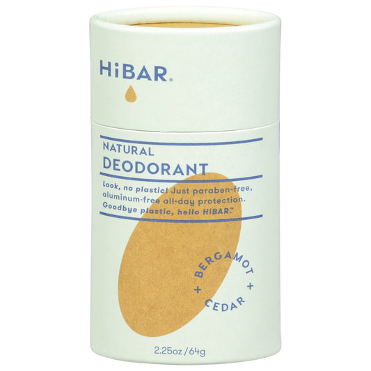 Hibar Inc. Bergamot Cedar Deodorant - 2.25 oz - Natural Scent Deodorant