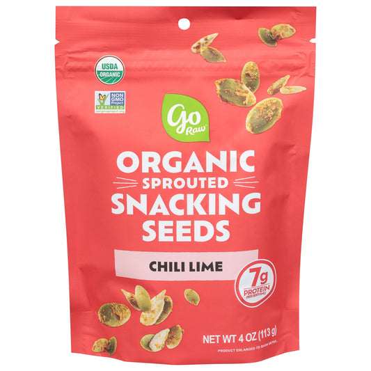 Go Raw Snack Seed Organic Chili Lime, 6 Pack - 4 oz Bags