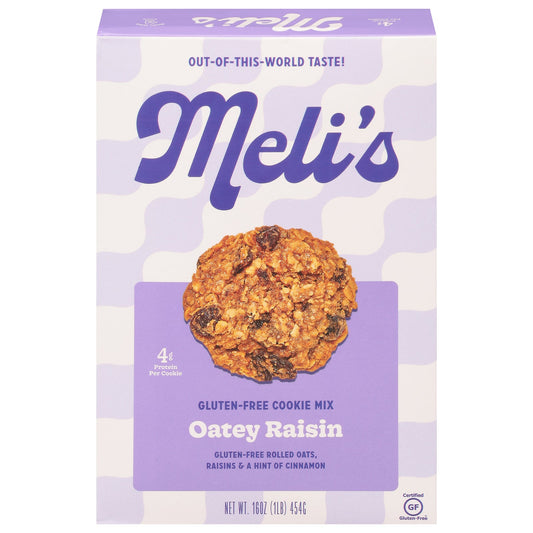 Meli's Monster Cookies Cky Mix Oatey Raisin - 6 Count of 16 Oz