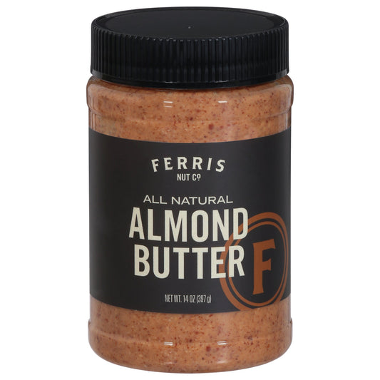 Ferris Nut Co. All Natural Smooth Almond Butter, 14 oz , 6-Count Case
