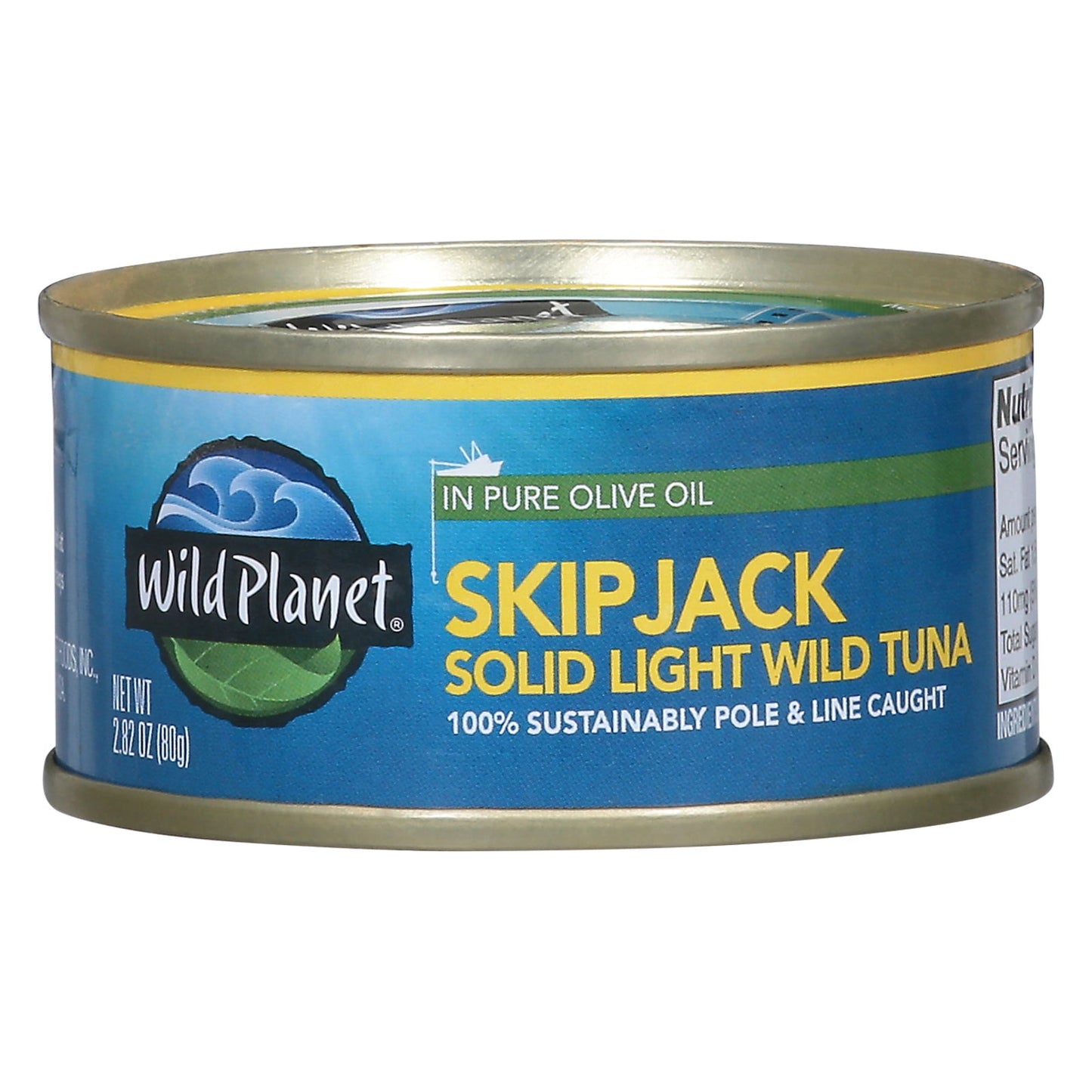 Wild Planet Skipjack Tuna - 12 x 2.82 oz  - Sustainable & Delicious