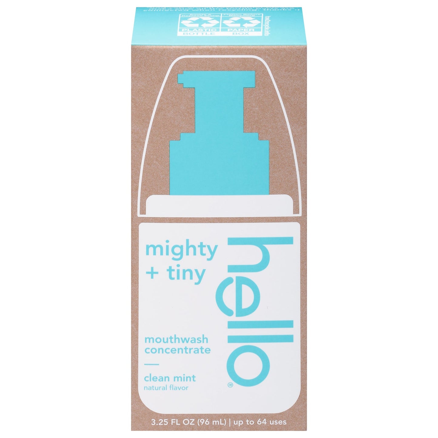 Hello Products LLC Clean Mint Mouthwash - 3.25 fl oz
