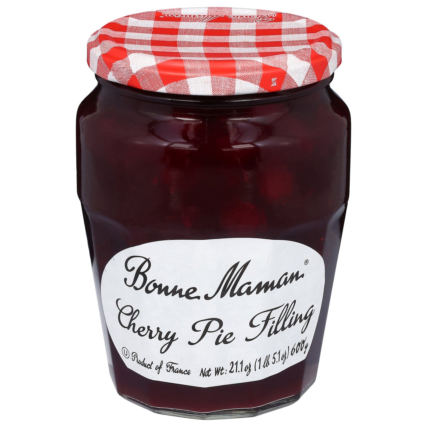 Bonne Maman Cherry Pie Filling (Pack of 6) - 21.1 oz  - Real Fruit, Homemade Taste