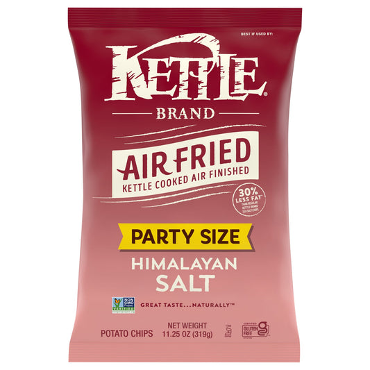 Kettle Brand Air Fried Himalayan Salt Potato Chips, 9-11.25 oz Bags (Pack of 9)