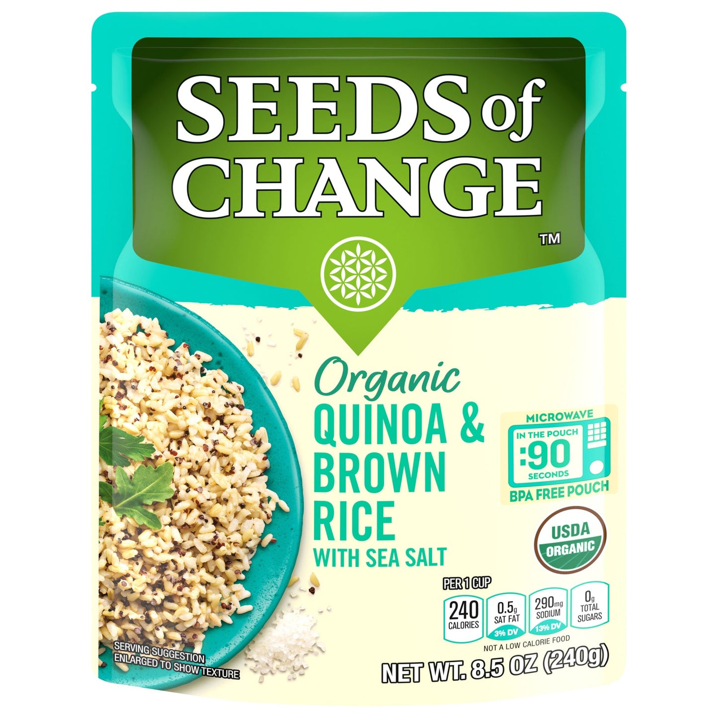 Seeds of Change Quinoa Brown Rice Organic 12-8.5 oz Pouches