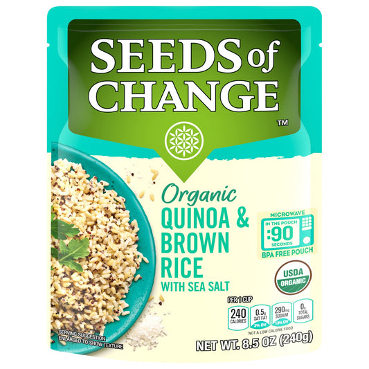 Seeds of Change Quinoa Brown Rice Organic 12-8.5 oz Pouches