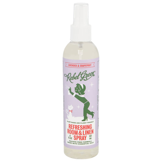 Rebel Green Room & Linen Spray - Lavender & Grapefruit Scent - (Pack of 8 - 8 fl oz )