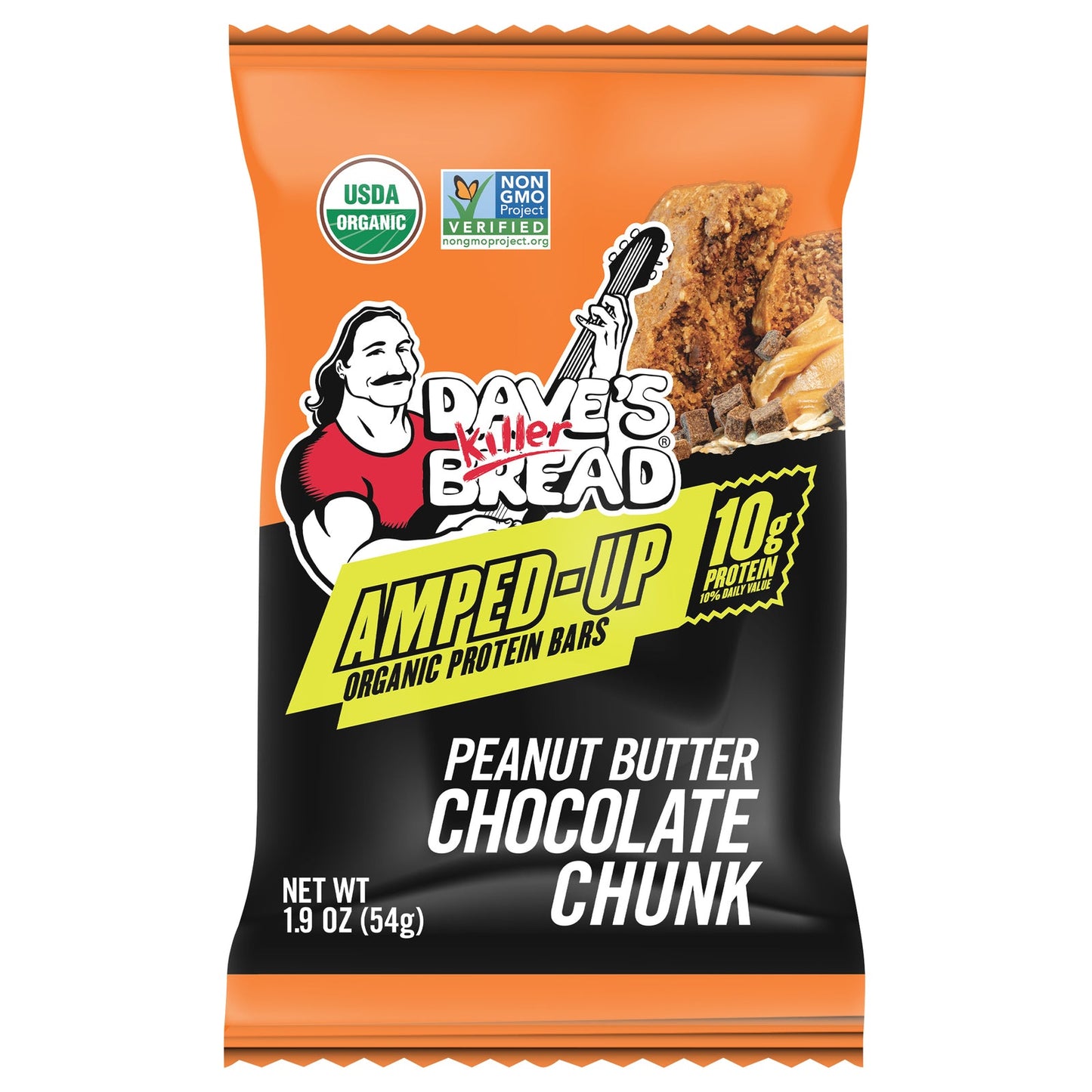 Dave's Killer Bread Organic Peanut Butter Chocolate Chunk Bar - 1.9 oz - 12 Count