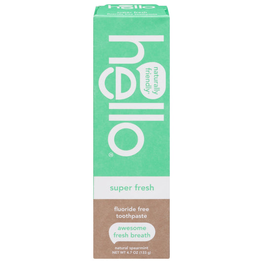 Hello Products, Llc Natural Spearmint Fluoride Toothpaste - 4.7 oz