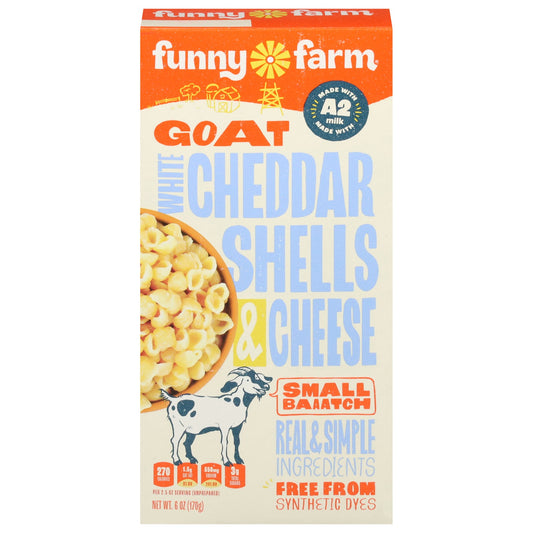 Funny Farm Mac N Cheese White Cheddar Goat Cheese, 8 x 6 oz.