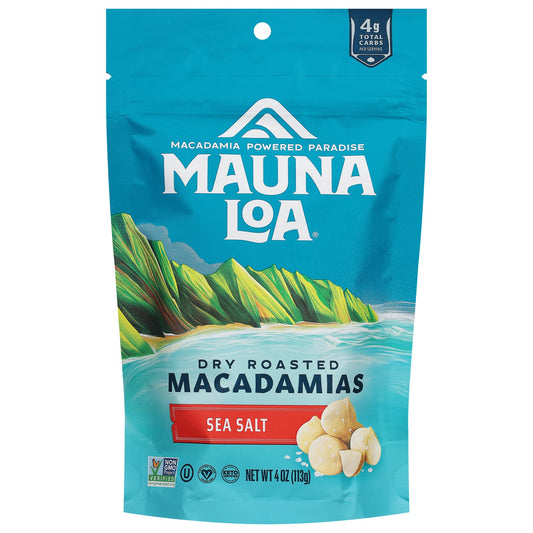 Mauna Loa Roasted Salt Macadamia Nuts, 6-4 oz Bags