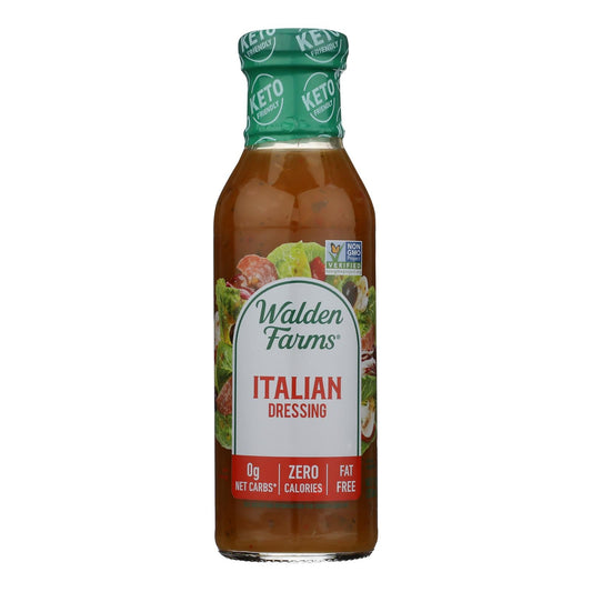 Walden Farms Italian Dressing - Pack of 6 - 12 Fl Oz - Sugar-Free & Calorie-Free