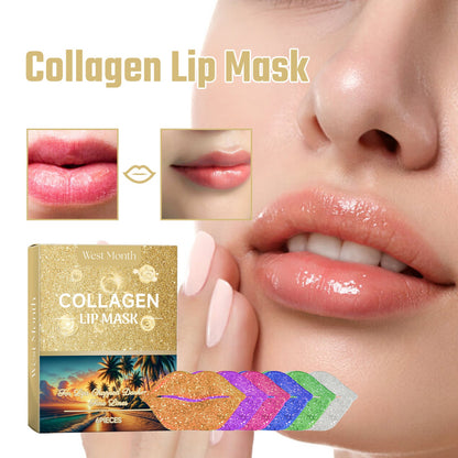 West&Month Collagen Lip Mask Repair Dry, Hydrating, Hydrating And Light Lip Line Lip Mask