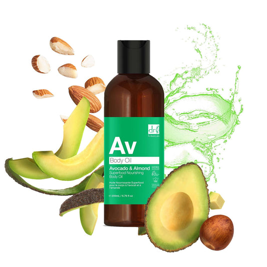 Doctor Botanicals Abdominal Body Oil - Avocado Almond, 6.76 Fluid Ounces