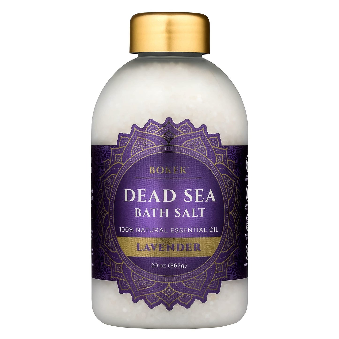 Bokek Dead Sea Lavender Bath Salt - 1 x 21oz Pack