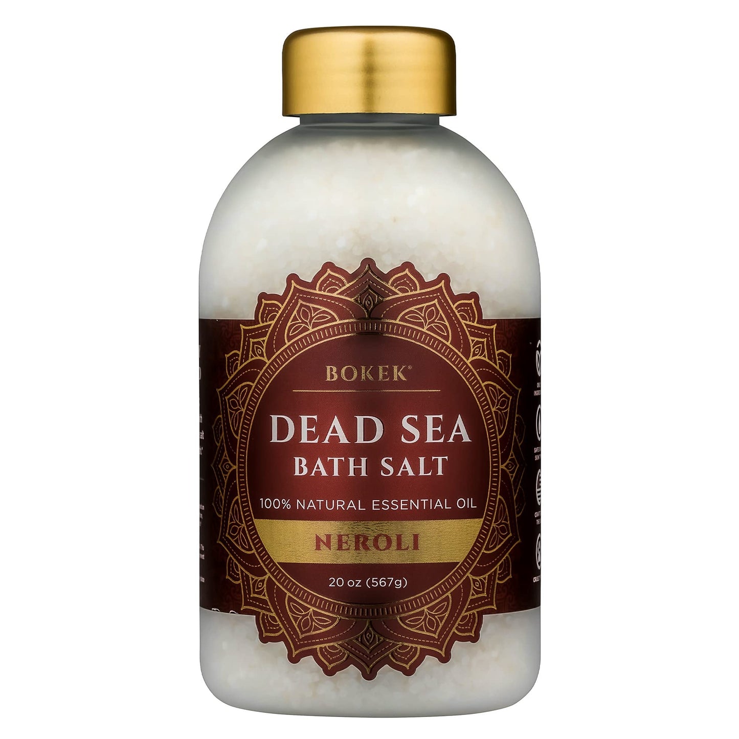 Bokek Dead Sea Salt Bath Soak with Neroli - 21 Ounces