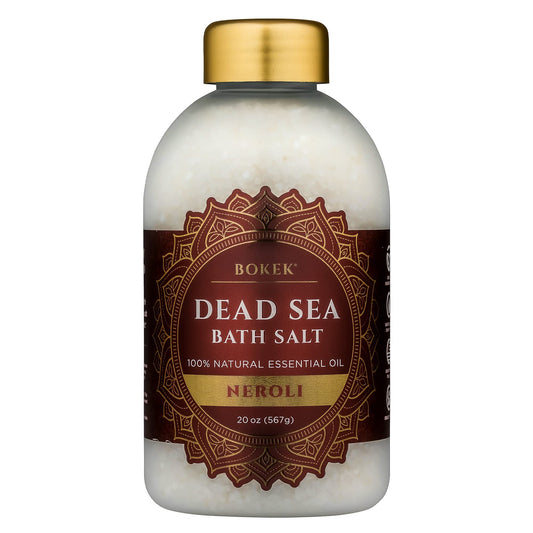 Bokek Dead Sea Salt Bath Soak with Neroli - 21 Ounces