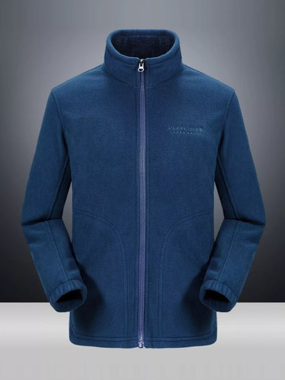 Men's Full Size Windproof Zip Up Hooded Jacket Plus Size
