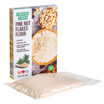 Siberian Pine Nut Flour (Kernel Powder) – 454g / 1 lb
