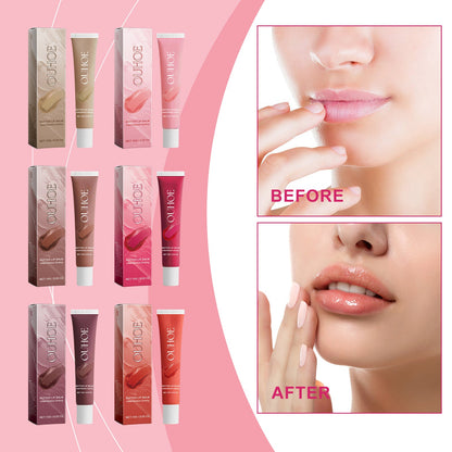 OUHOE Color Lip Balm Gently Moisturizes And Tenderizes Lips Skin Care Dull Lip Moisturizing Lip Balm