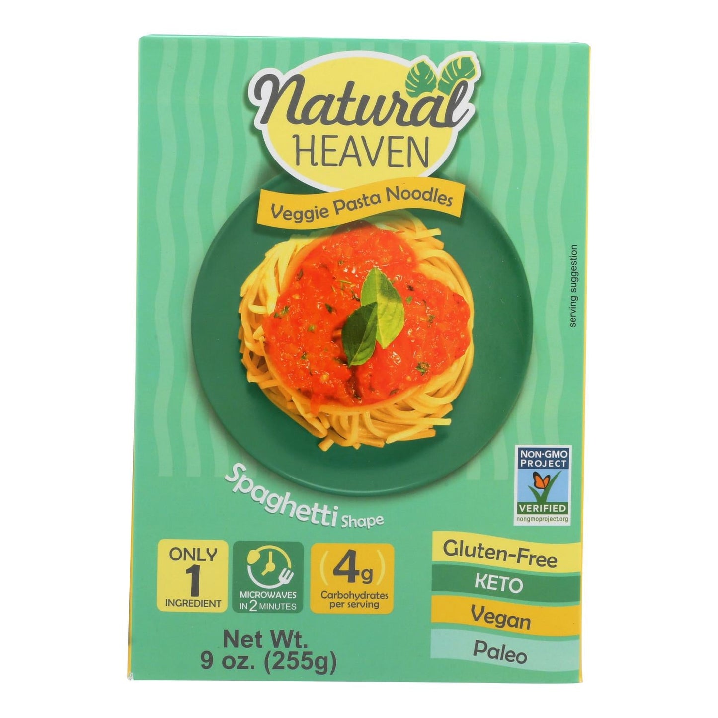 Natural Heaven Hearts of Palm Spaghetti, 9 oz, Pack of 6