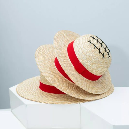 Classic Straw Sun Hat with Ribbon