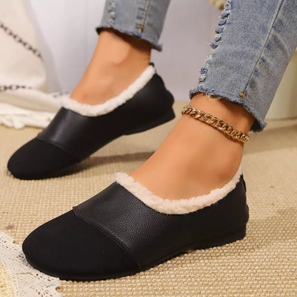 Plush-Lined Slip-Ons