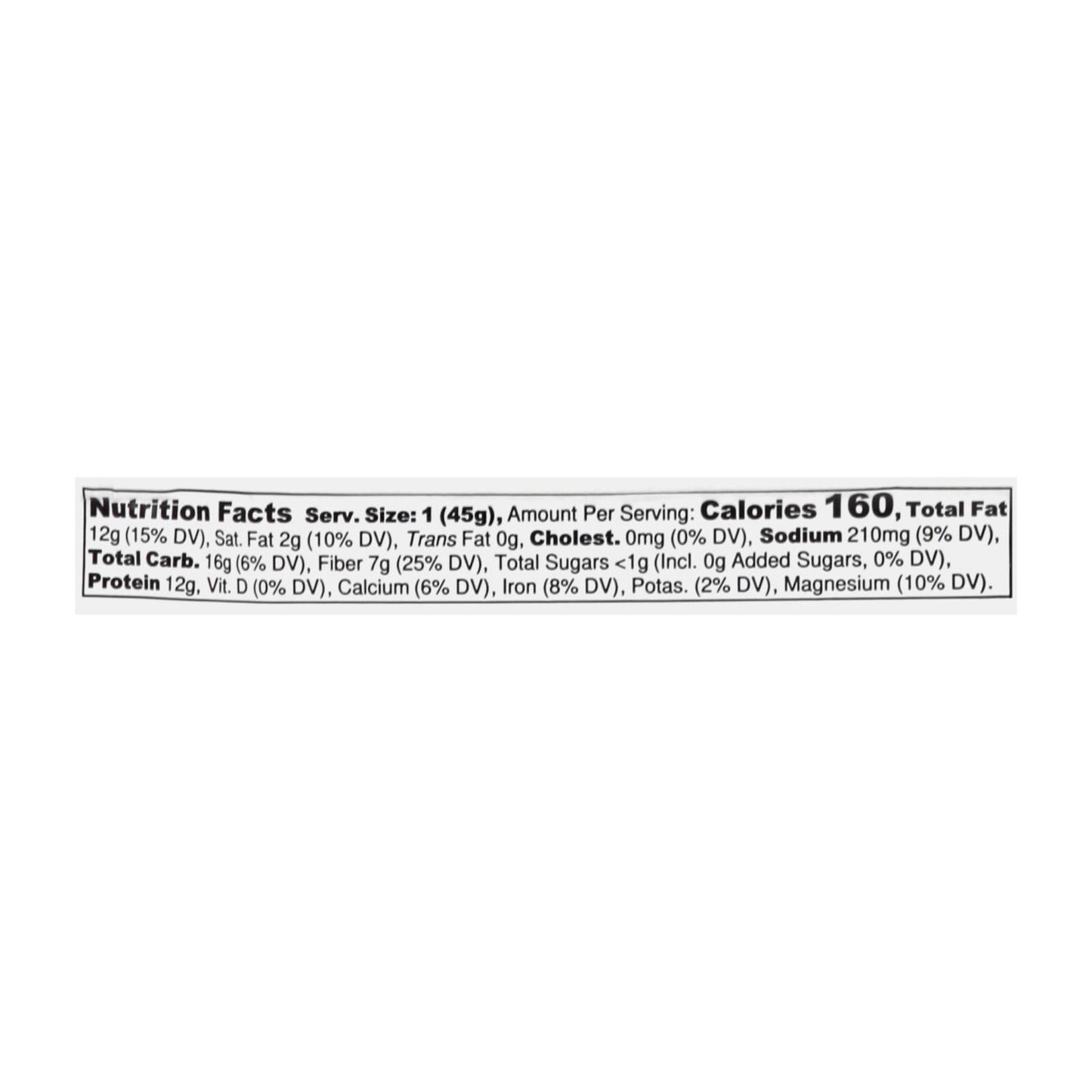 IQ Bar, Peanut Butter Chip, 12 Pack - 1.6 Oz Each