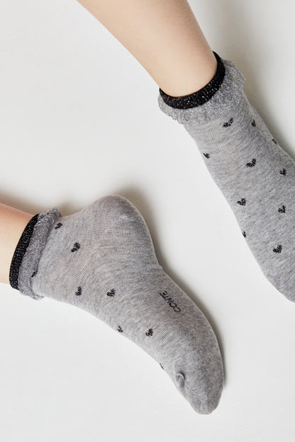 Conte Cotton Socks Classic - 243 Airy Sole and Lurex