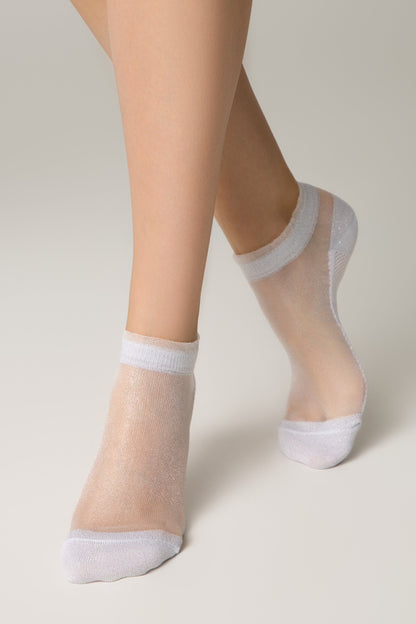 Ankle Socks Conte Active - 229 Transparent with Lurex