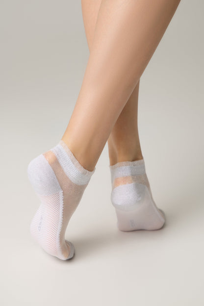 Ankle Socks Conte Active - 229 Transparent with Lurex
