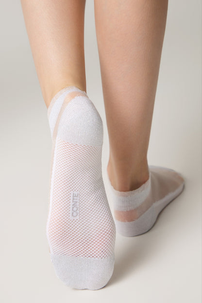 Ankle Socks Conte Active - 229 Transparent with Lurex