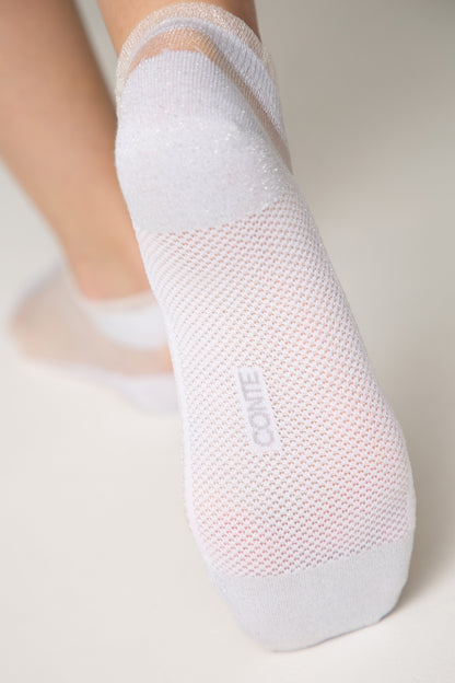 Ankle Socks Conte Active - 229 Transparent with Lurex