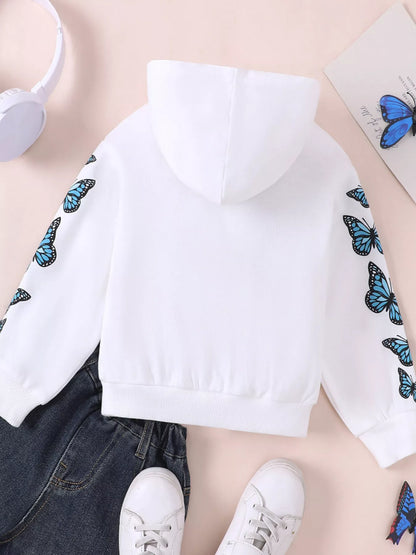 Children's Printed Long Sleeve Hoodie
