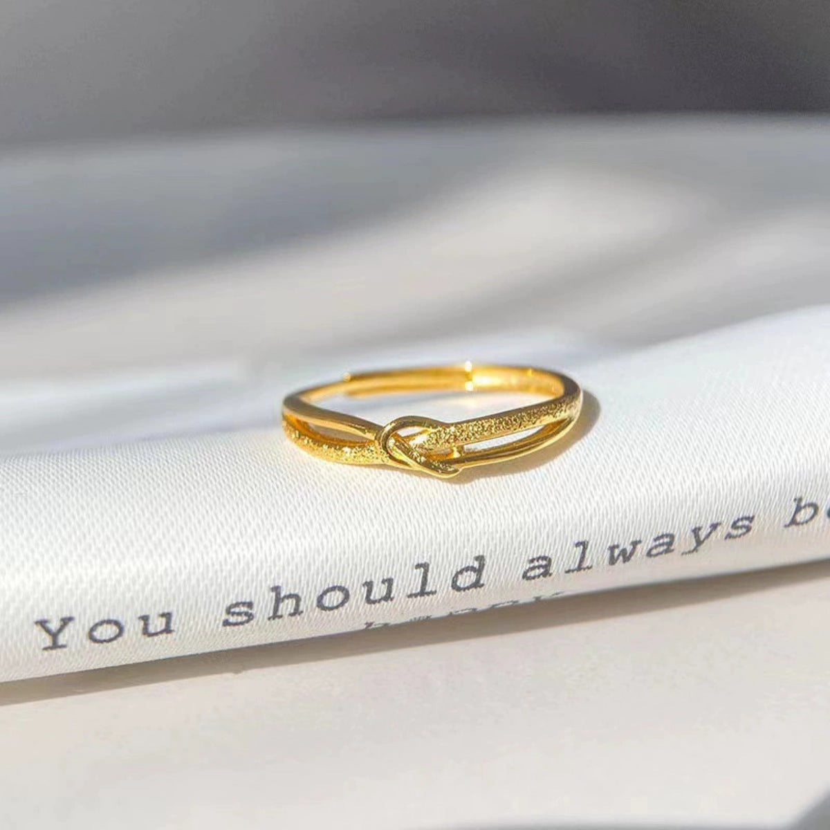 925 Sterling Silver Knotted Ring