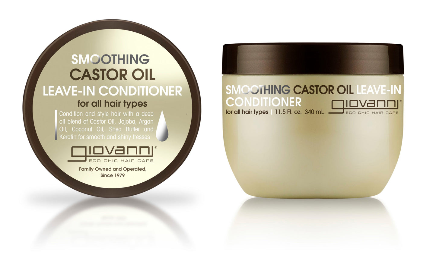 Giovanni Leave-In Castor Oil Conditioner - 11.5 fl oz