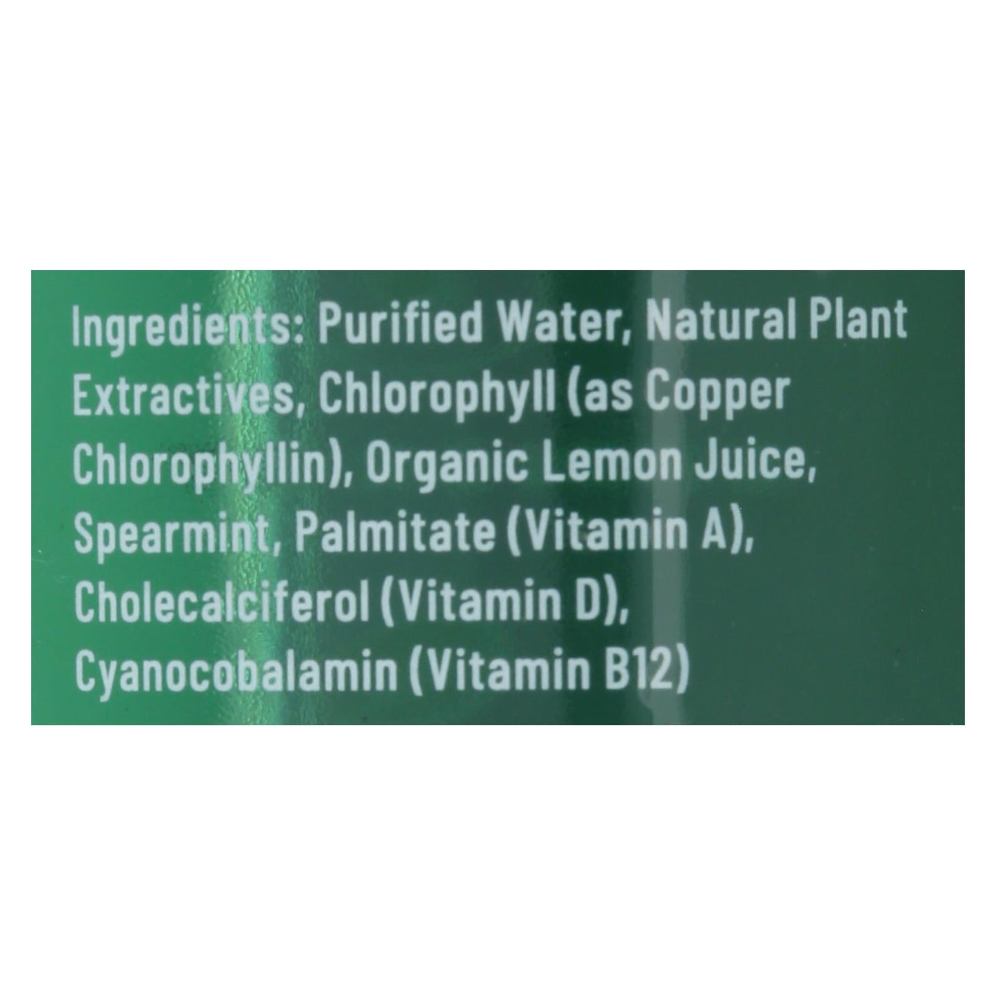 Chlorophyll Water - Liquid Chlorophyll - 16.9 Fl Oz - Pack of 12