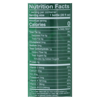 Chlorophyll Water - Liquid Chlorophyll - 16.9 Fl Oz - Pack of 12
