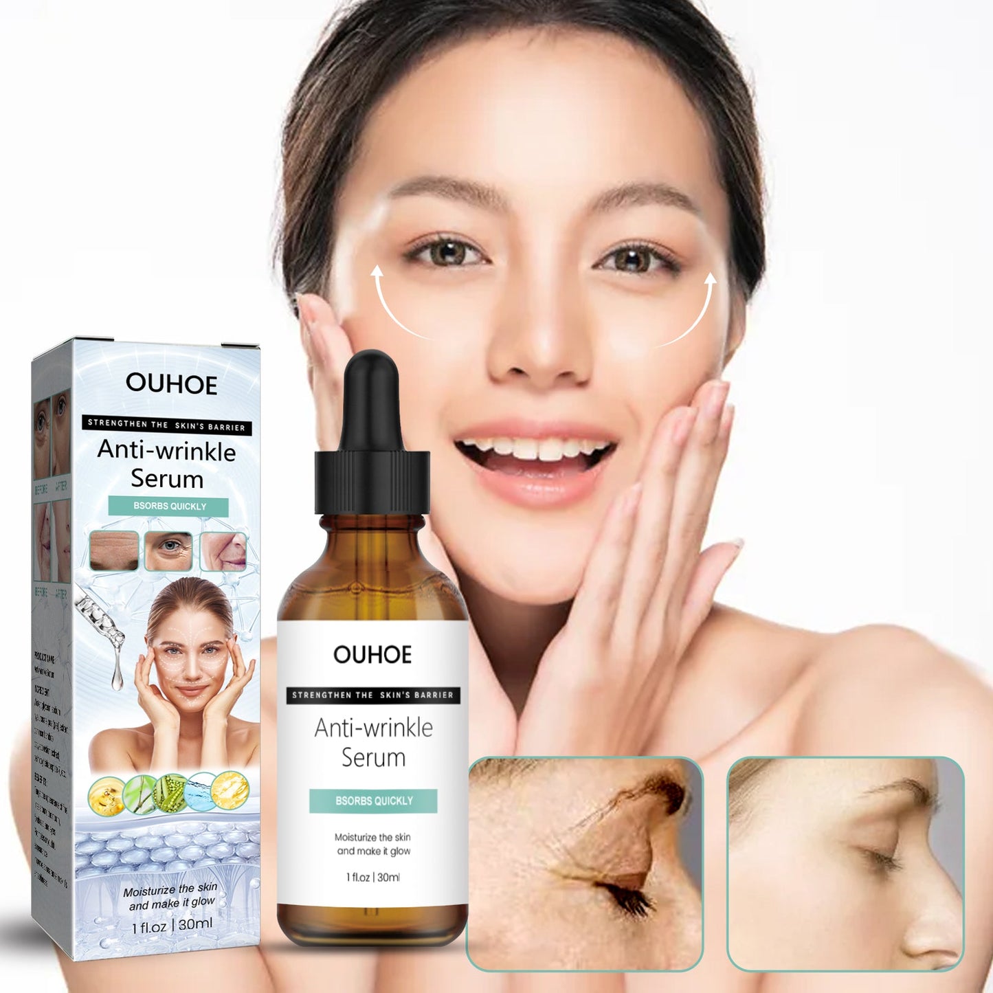 OUHOE This Facial Essence Is A Gentle, Moisturizing, Hydrating And Softening Daily Skin Care Essence For The Face
