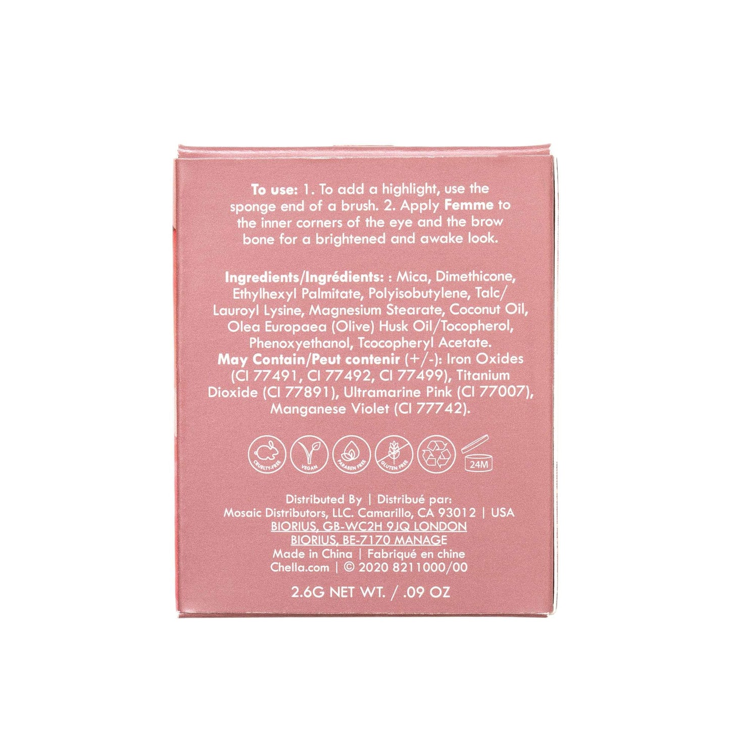 eyeshadow refill femme pearl - pearl-esque