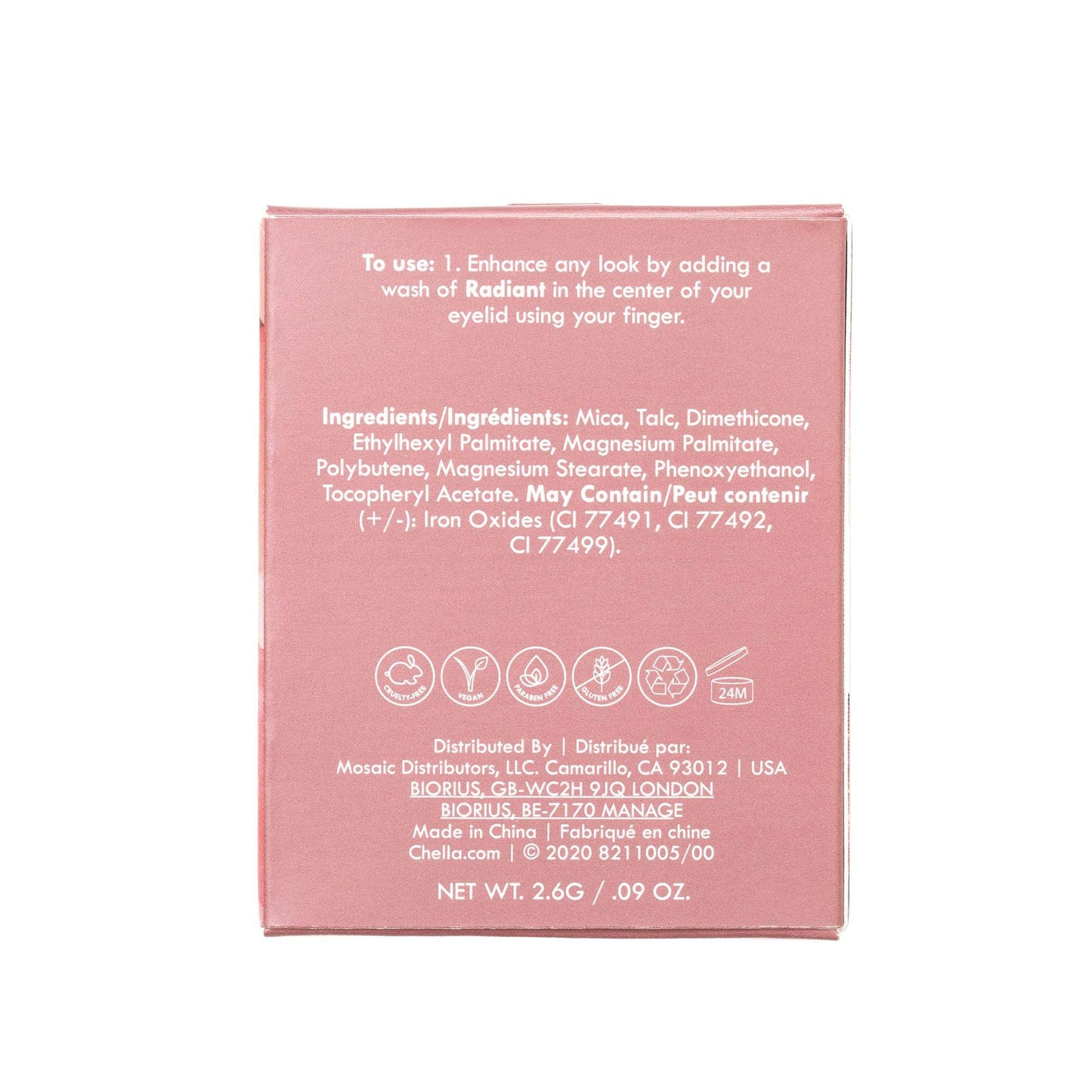 eyeshadow refill radiant pearl - copper