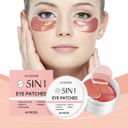 Jaysuing 5 In 1 Collagen Eye Mask, Gently Nourishes, Brightens And Moisturizes The Skin Of Your Eyes