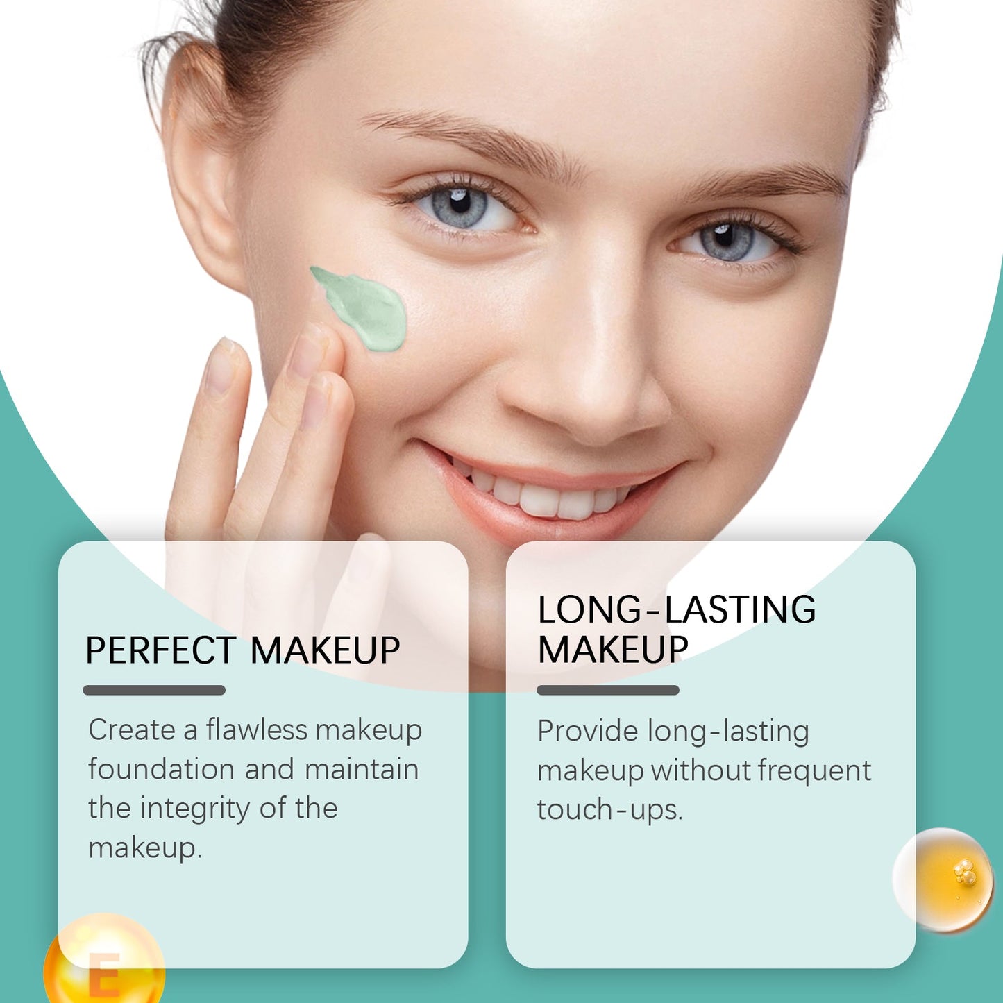 Eelhope Primer Moisturizes Tender Skin And Lightens Fine Lines Refreshing Non-Sticky Facial Primer