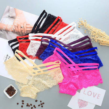 Rose jacquard briefs